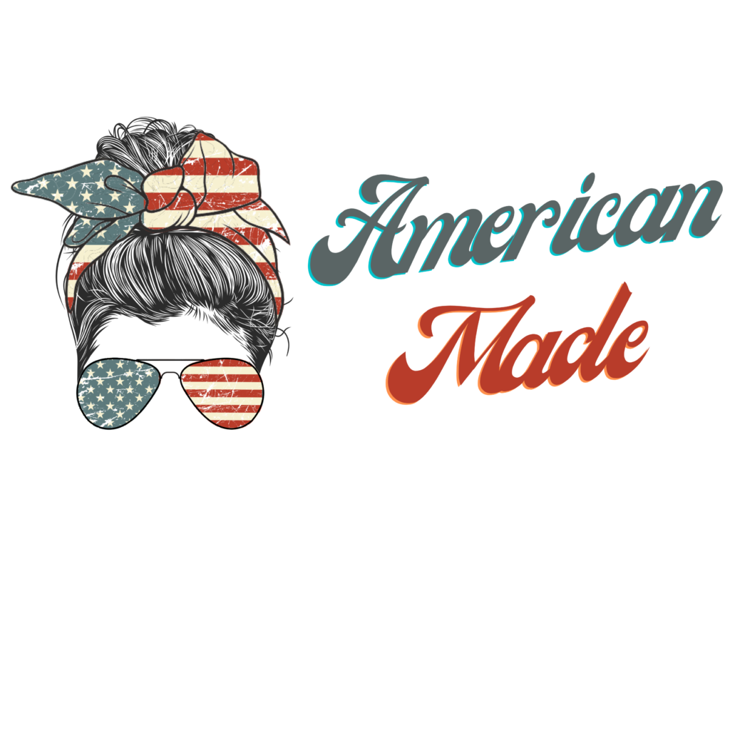 Messy Bun American Made From Messy Bun 38GRAPHICS   Messy Bun American Made 1024x1024 